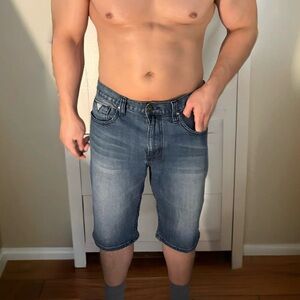 Guess Men’s Denim Shorts - Blue